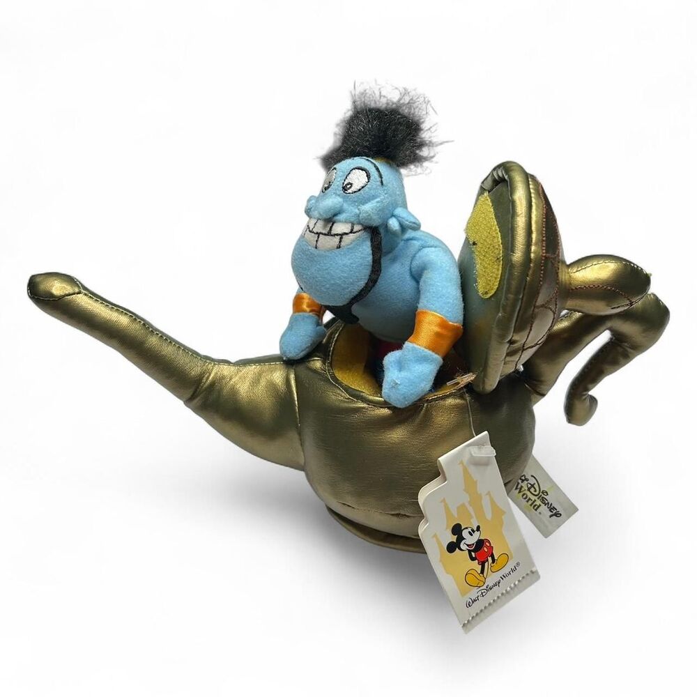 vintage 90s 1990s retro aesthetic Disney Genie plush from Aladdin